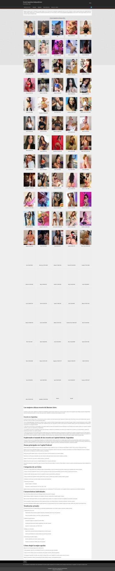 Escorts Argentinas
