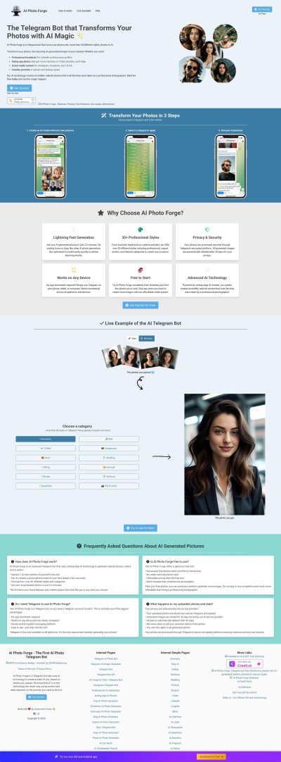 AI Photo Forge