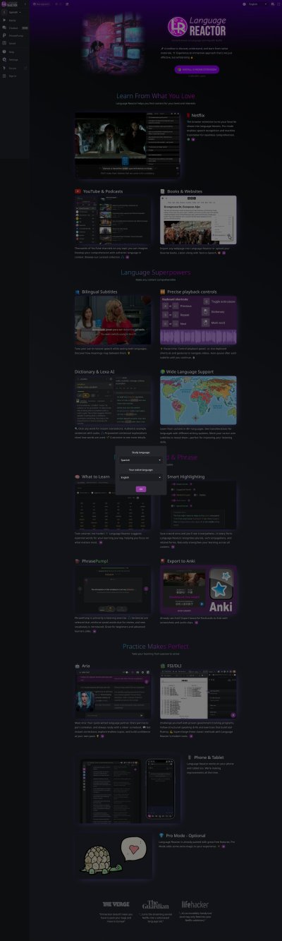 Language Reactor