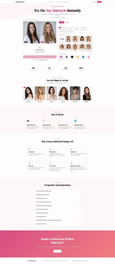 AI Hairstyle Changer