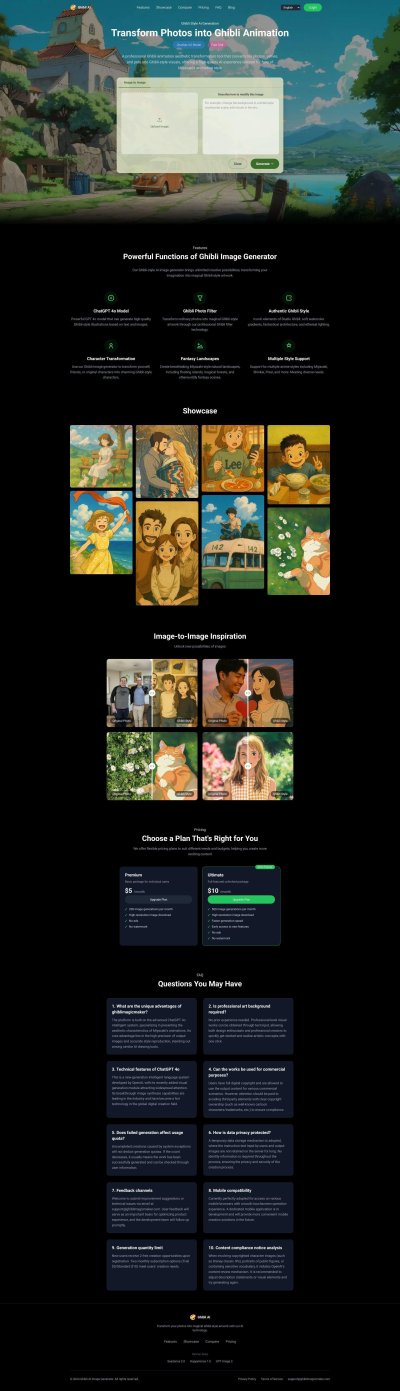 Ghibli AI Image Generator