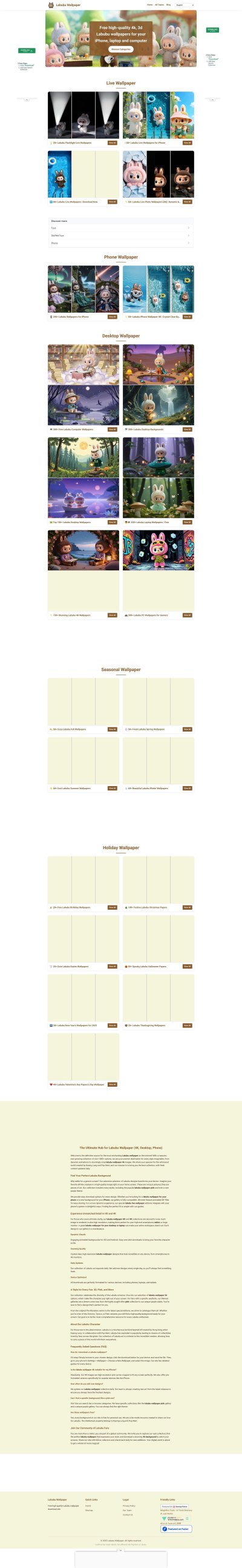 Labubu Wallpaper - 100+ Labubu Live Wallpapers & 4K Walls (Updated Daily)
