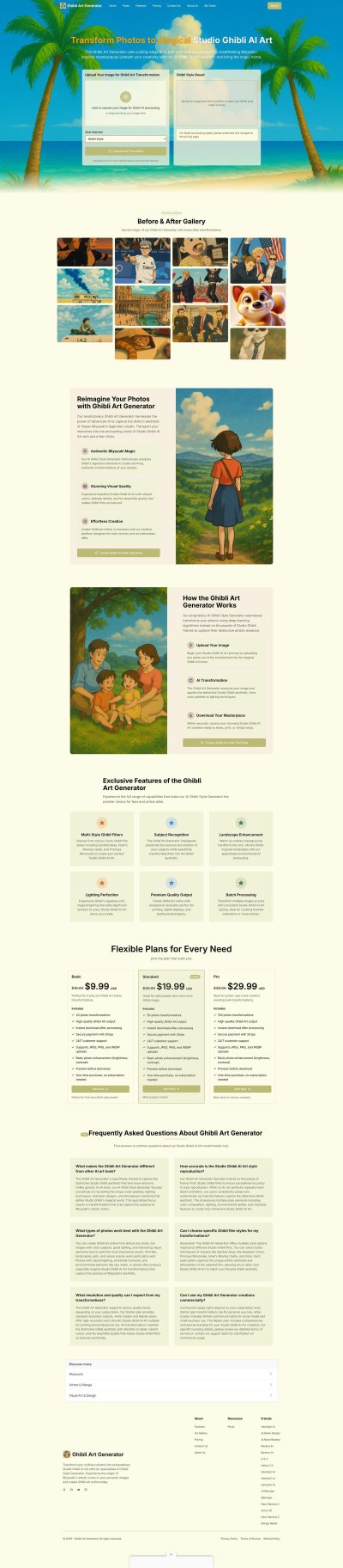 Ghibli Art Generator