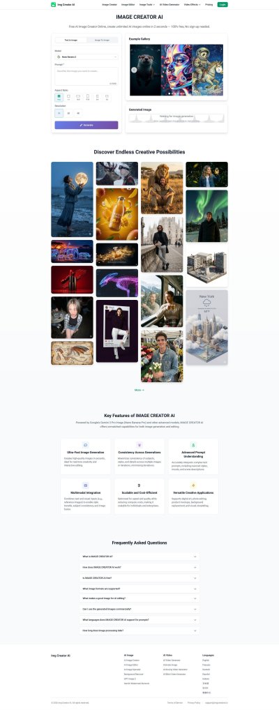 IMAGE CREATOR AI