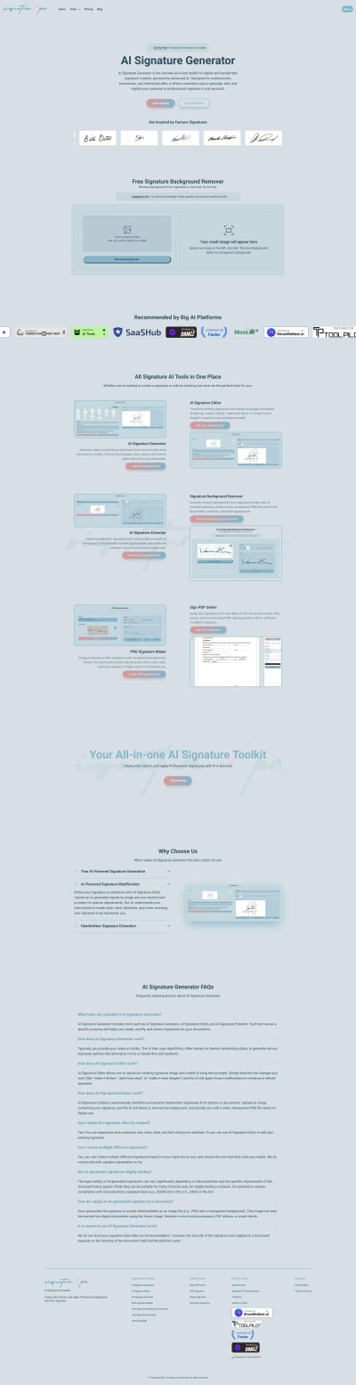 AI Signature Generator