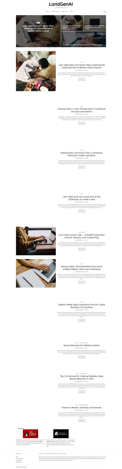 AI Landing Page Generator