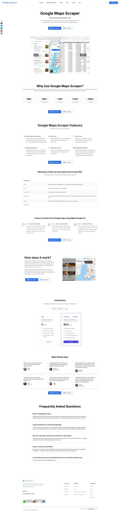Maps Scraper AI