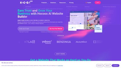 Hocoos AI Website Builder