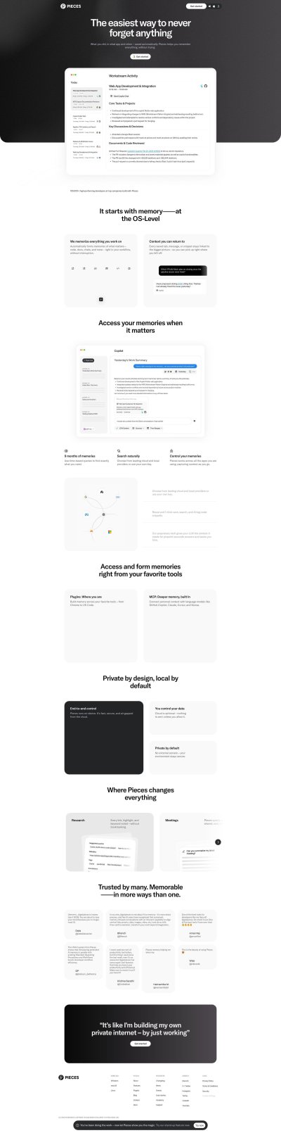 Pieces for Developers