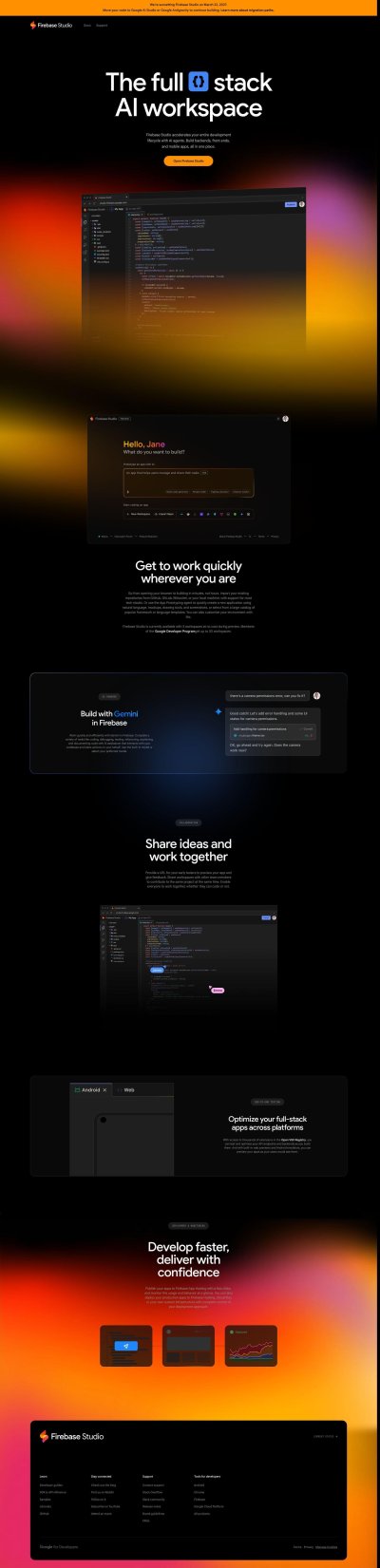 Firebase Studio