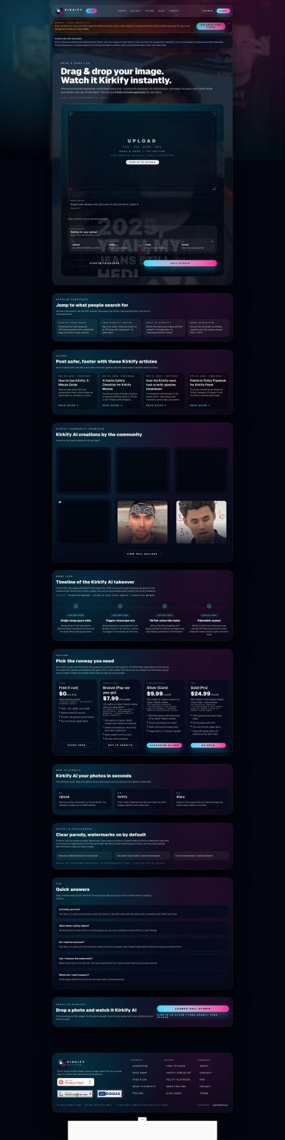 Kirkify AI