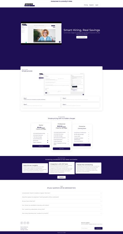 Autoscreen
