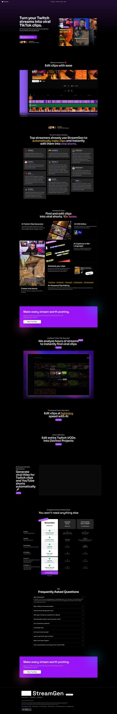 StreamGen