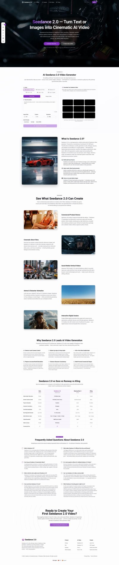 Seedance 2.0 - AI Video Generator