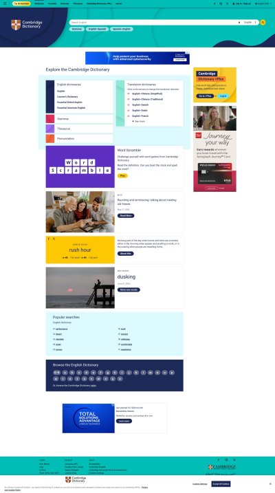 Diccionario de Cambridge