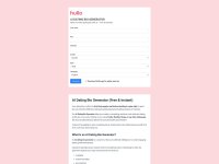 Hullo AI Bio Generator