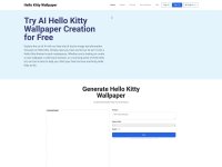 Hello Kitty Wallpaper AI