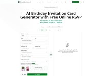 Birthday Invitation AI