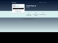InstantAPI.ai