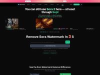 Remove Sora watermarks in 5 seconds – without quality loss