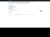 summarize.tech