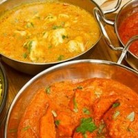La cocina mágica de la India y su una mezcla de especies